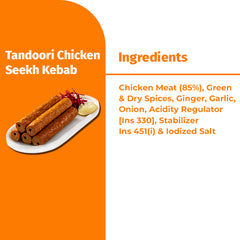 TANDOORI CHICKEN SEEKH KEBAB