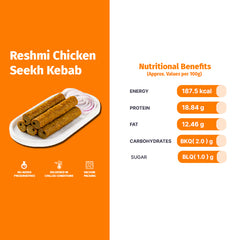 RESHMI CHICKEN SEEKH KEBAB